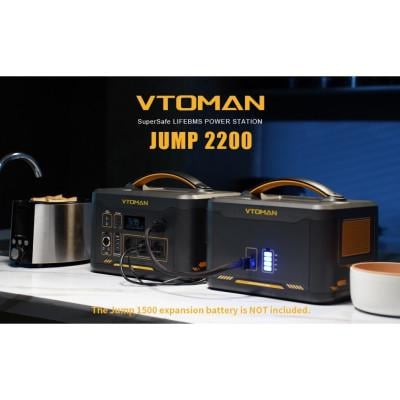 Зарядная станция VTOMAN Jump 2200 LiFePo4 1548 Вт/ч 2200W 4400W Peak - фото 5