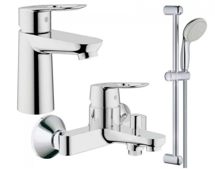 Набор смесителей Grohe Bauloop 123214s (23337000+23603000+27598001)
