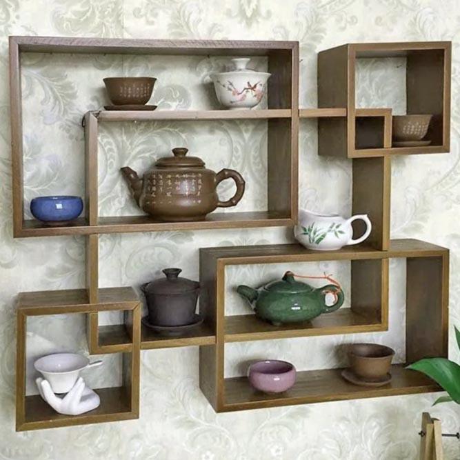 Полка для кружек из дерева Зорагет Мускат (СДК-009607)