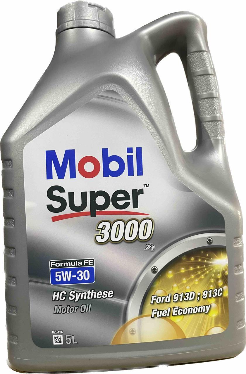 Моторное масло Mobil Super 3000 Formula FE 5W-30 5 л (151525)
