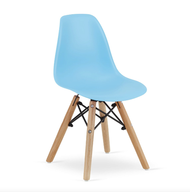 Детский стульчик Leobert Zubi со спинкой Голубой (4412)