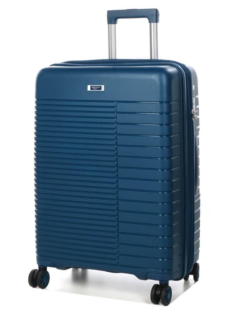 Чемодан Airtex 642 полипропилен M 71 л Темно-синий (55576150465)