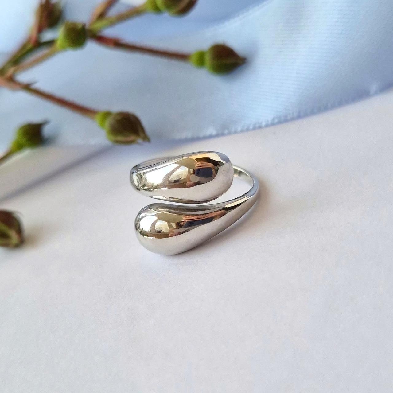 Кольцо без камней серебро 925 пробы родированное 3,21 г 19-19,5 (599р)