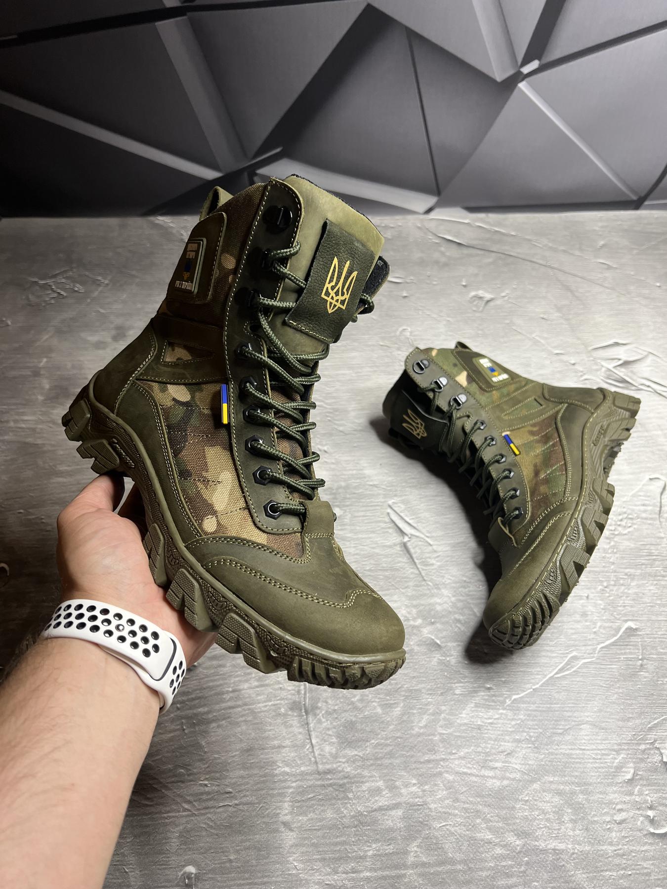 Берці чоловічі демісезонні р. 41 Хакі/Мультикам - фото 3 Берці чоловічі демісезонні р. 41 Хакі/Мультикам - фото 3
