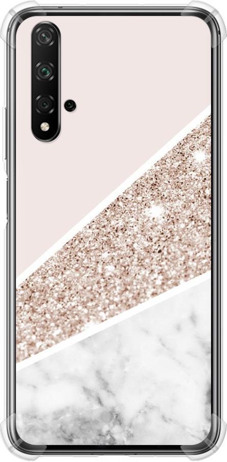 Чехол на Huawei Honor 20 Пастельный мрамор (4342sp-1697-42517)