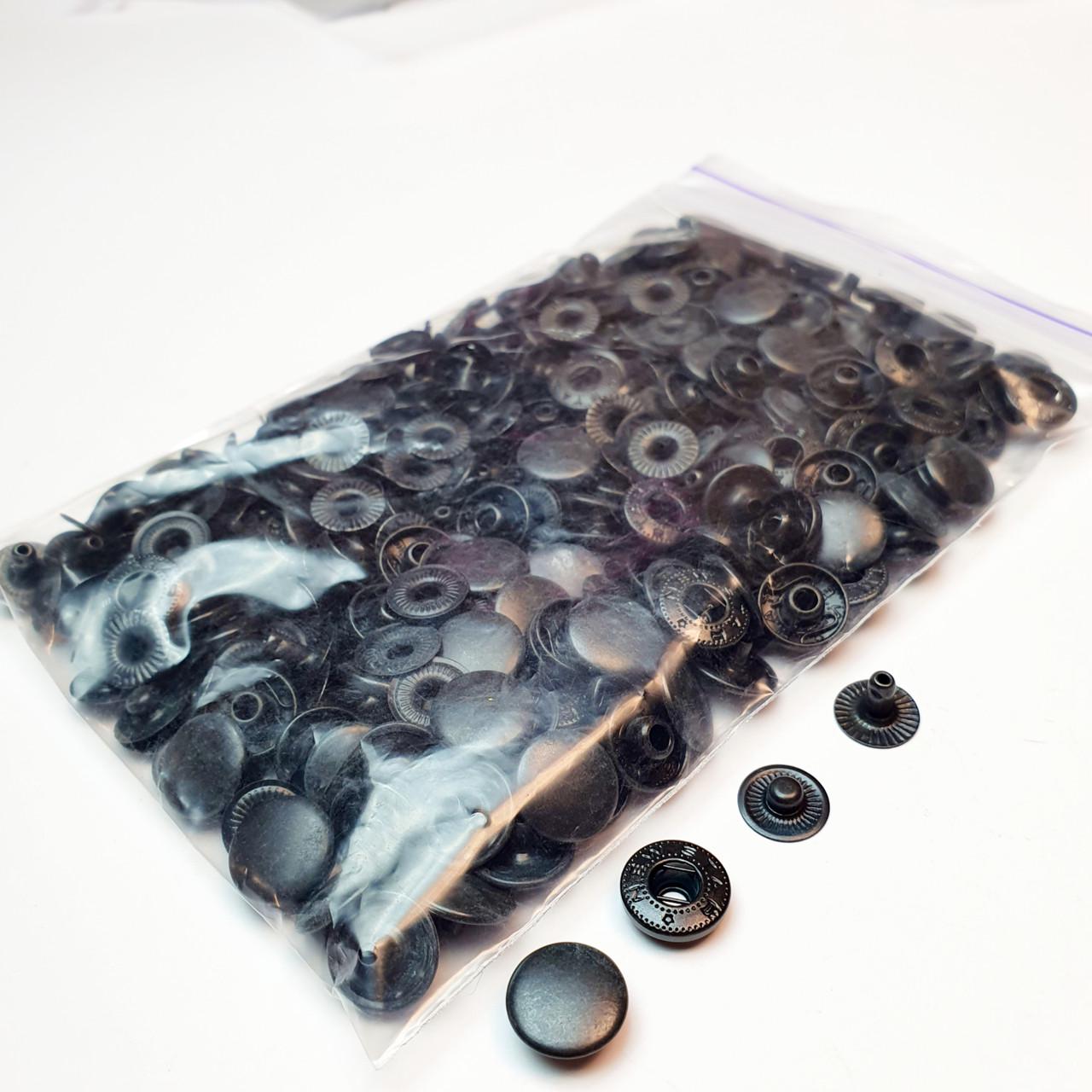 Кнопка металева Strong Alfa 12,5 мм 100 шт. Оксид