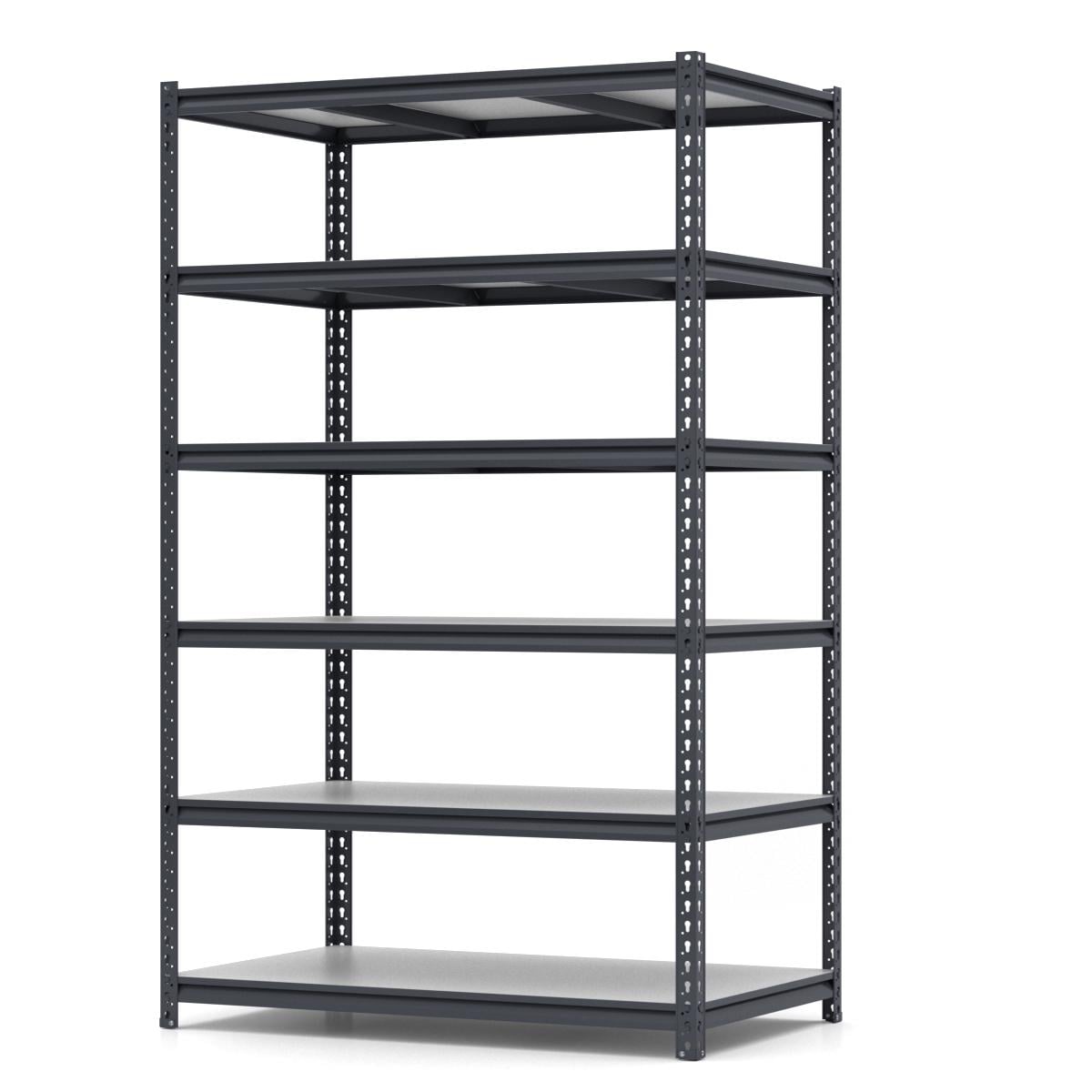 Стеллаж PIN Strong металлический покрашенный 6 полок из ламинированного ДСП 2240х1530х700 мм