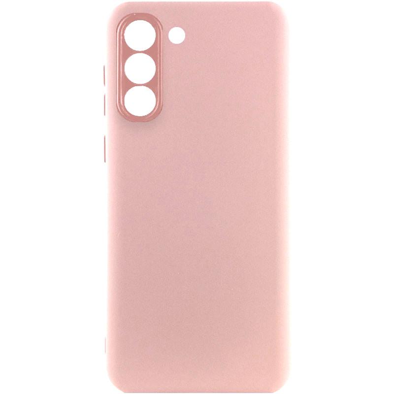 Противоударный чехол Silicone Cover Lakshmi Full Camera (A) для Samsung Galaxy S22 Розовый