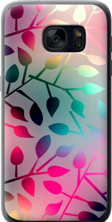 Чехол на Samsung Galaxy S7 G930F Листья (2235t-106-42517)