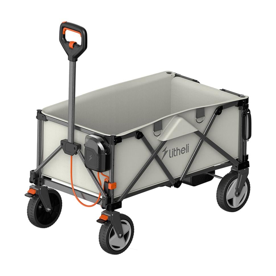 Тележка аккумуляторная с двигателем Litheli 500W 1.3 м/с 20000 mAh 190 л до 60 кг White (U20HW01-0U115)