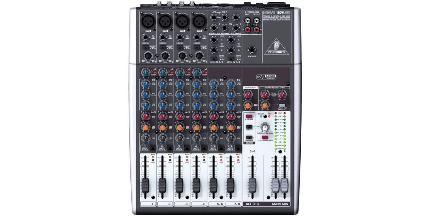 Аналоговый микшер Behringer Xenyx 1204USB