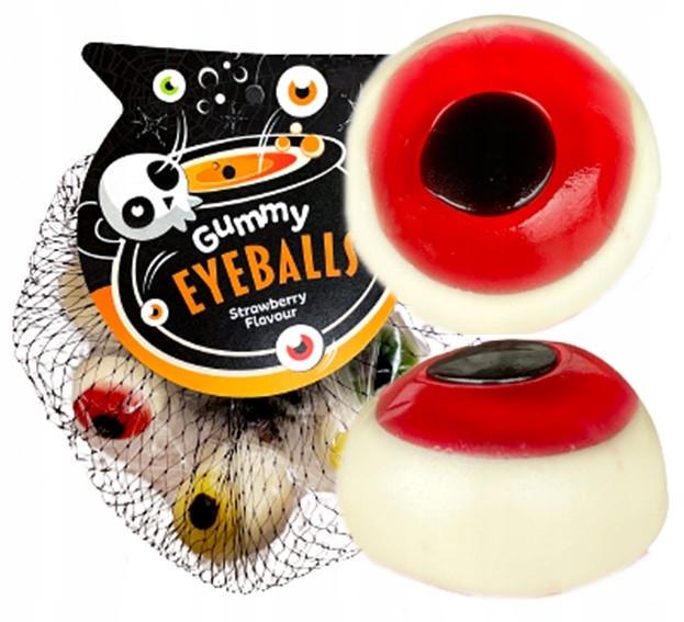 Конфеты желейные Halloween Gummy Eyeball Strawberry Flavour Sweets 112 г (2347803459)