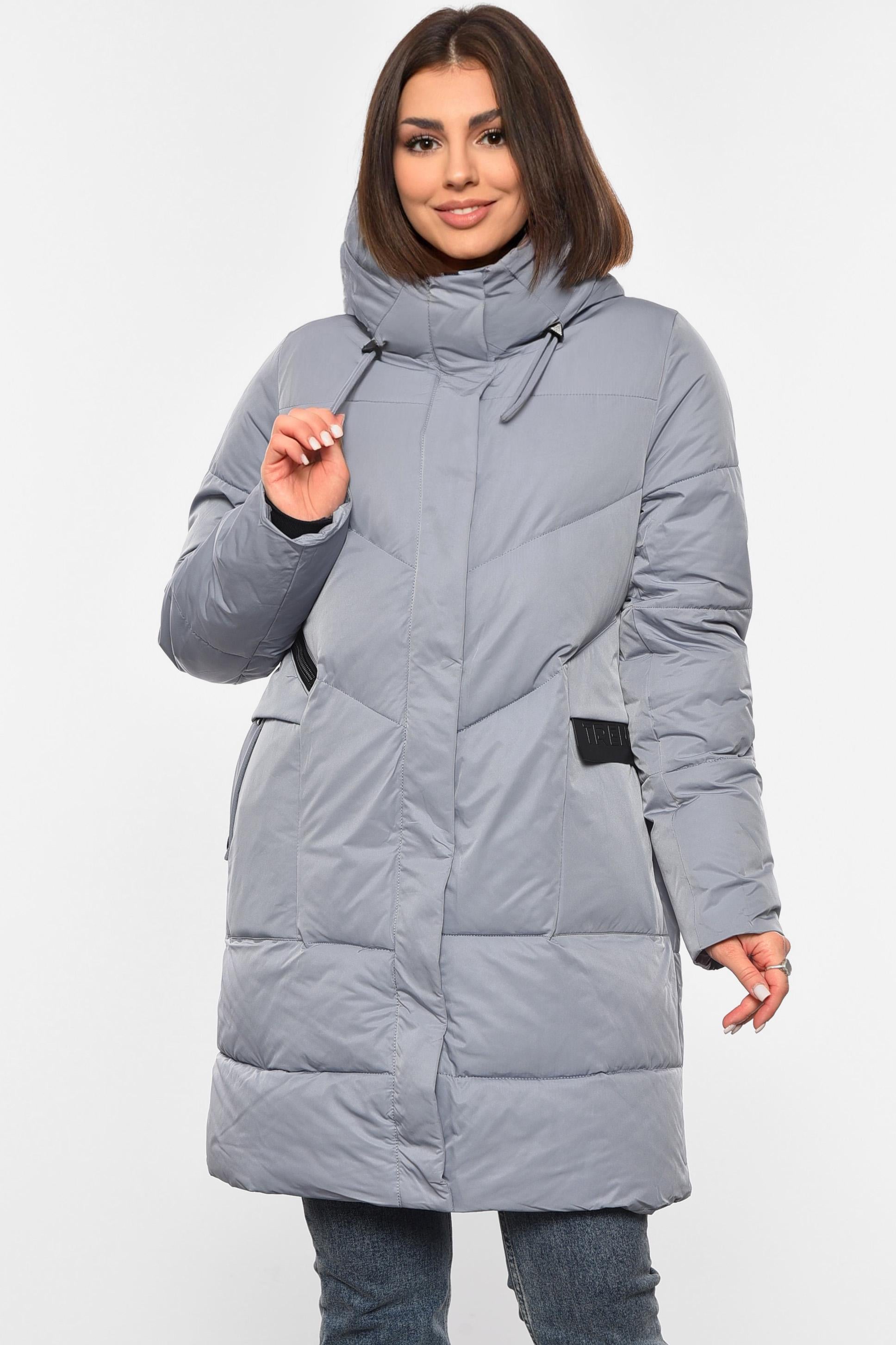 Куртка женская зимняя XL Серый (194026)