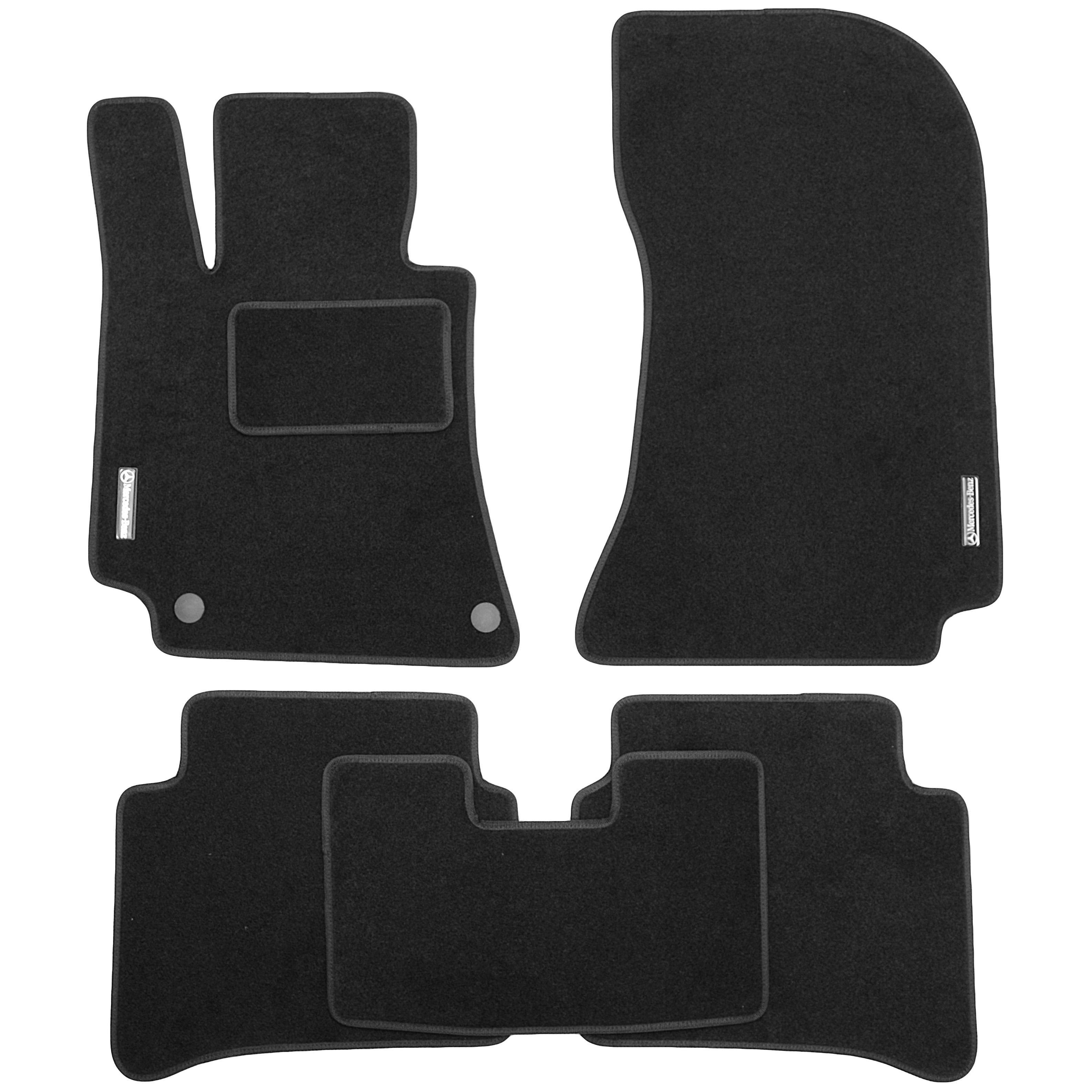 Коврики в салон для Mercedes E-Class W212 '09-15 текстильные Черный (157457)