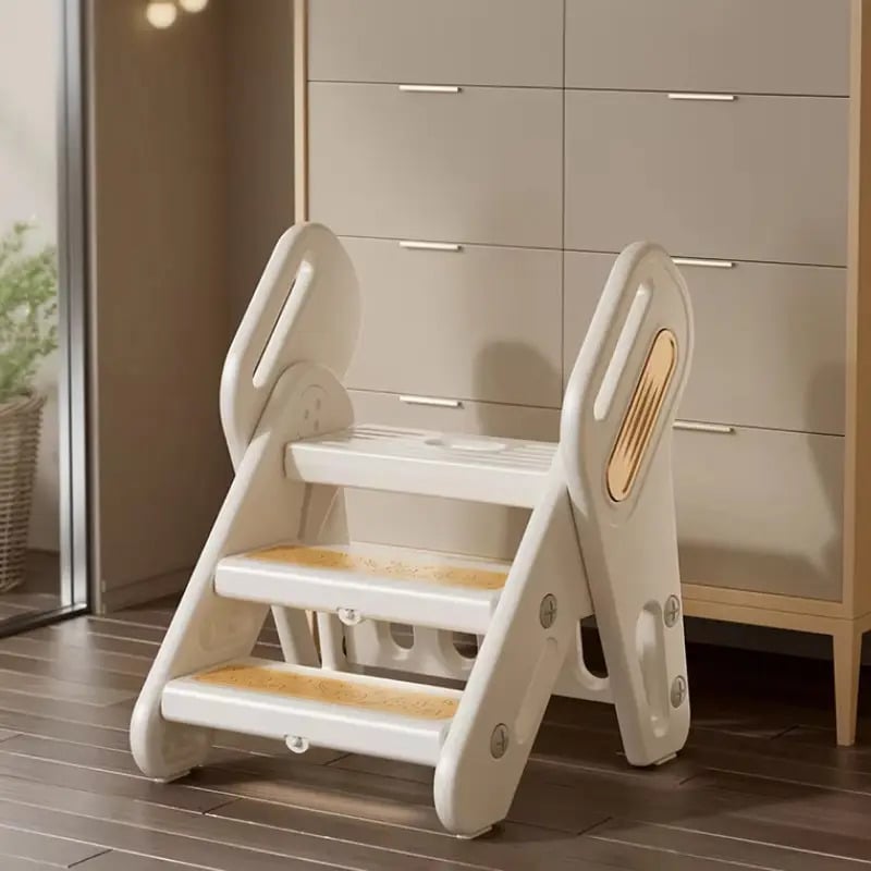 Детская лестница-табурет Lumpurini Elettra пластиковая 3 ступени с подсветкой (YYST-2328) - фото 15 Детская лестница-табурет Lumpurini Elettra пластиковая 3 ступени с подсветкой (YYST-2328) - фото 15