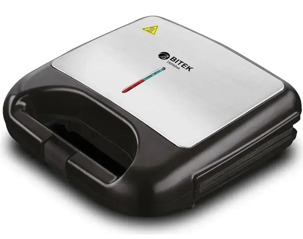 Сэндвичница электрическая BITEK BT-261 антипригарное покрытие 2000 Вт (M1005)