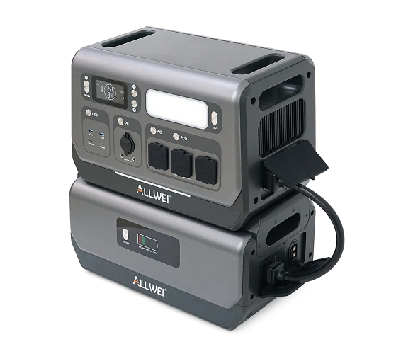 Портативная зарядная станция ALLWEI SGR-PPS2400-2PRO+BAT 2400W 4096Wh LiFePO4