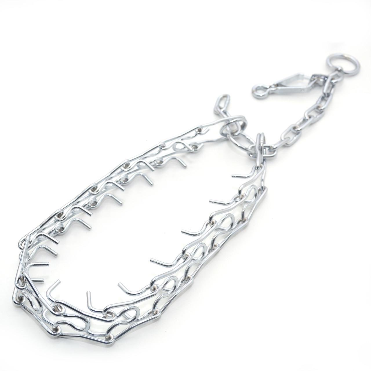 Ошейник-удавка жесткий для собак Zoo-hunt хромовый ХЖ №2 52 см (20845261) - фото 3 Ошейник-удавка жесткий для собак Zoo-hunt хромовый ХЖ №2 52 см (20845261) - фото 3