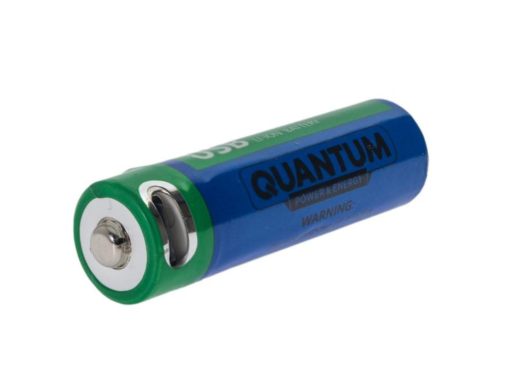 Аккумулятор Quantum USB Type-C Li-ion AA 3.7V 900 mAh с кле ммным выступом - фото 3 Аккумулятор Quantum USB Type-C Li-ion AA 3.7V 900 mAh с кле ммным выступом - фото 3