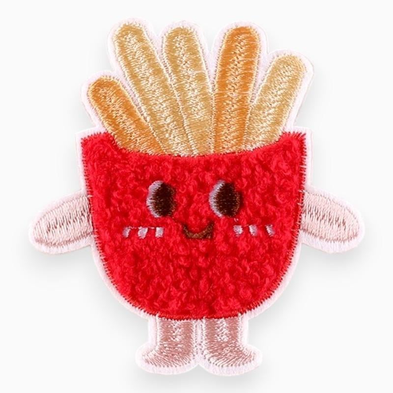 Аппликация French fries самоклеящаяся 7,3х6,8 см 1 шт. Красный (АС7368е07)
