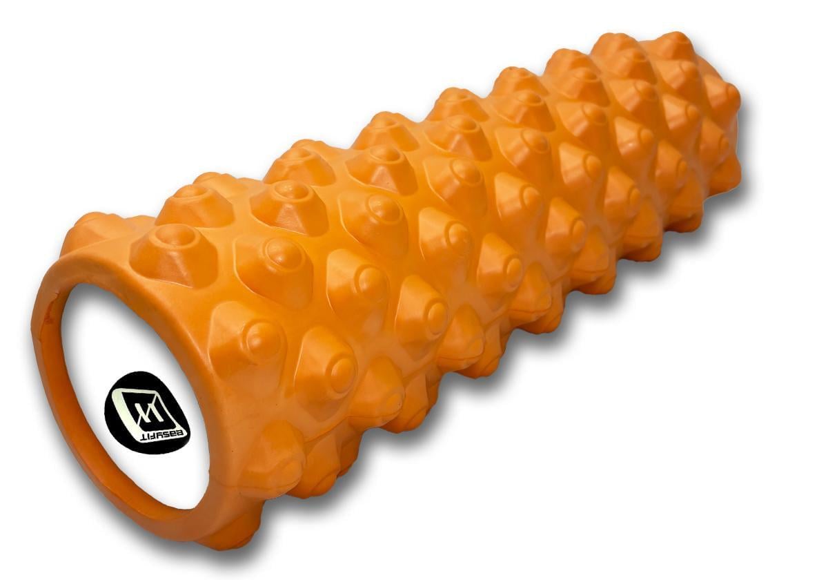 Массажный ролик EasyFit Grid Roller Extreme 45 см Оранжевый (EF-2051-OR)