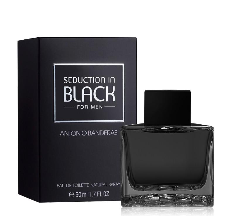 Туалетна вода для чоловіків Antonio Banderas Seduction In Black 50 мл (375) - фото 1