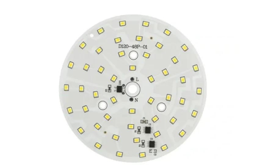 Модуль світлодіодний DIY SMD 18 Вт 220V для ремонту стельового світильника 120 мм Теплий білий