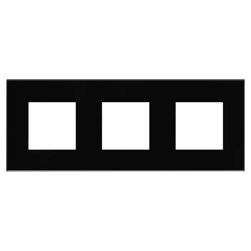 Рамка 3-постовая ДКС Avanti 90х235 мм Черный (4402906)