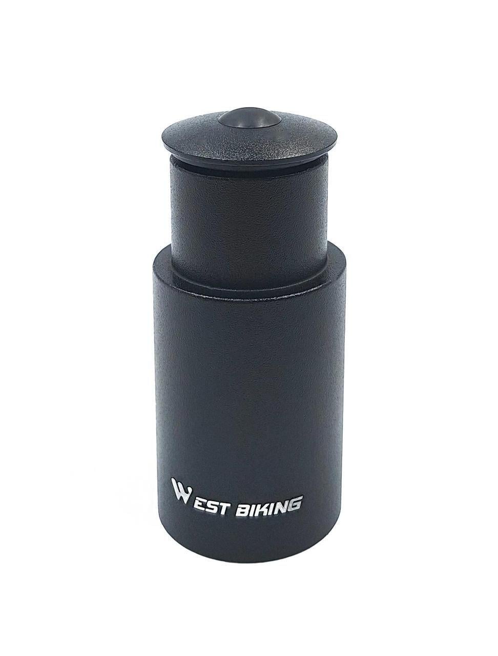 Удлинитель выноса штока руля велосипеда West biking YP0805029 70 мм 1-1/8" d 28,6 мм Черный (G0001540)