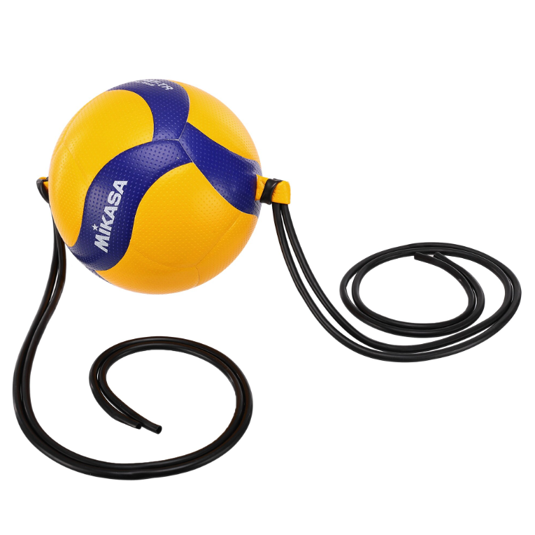 Мяч волейбольный тренировочный MIKASA V300W-AT-TR на растяжках клееный (29655088)