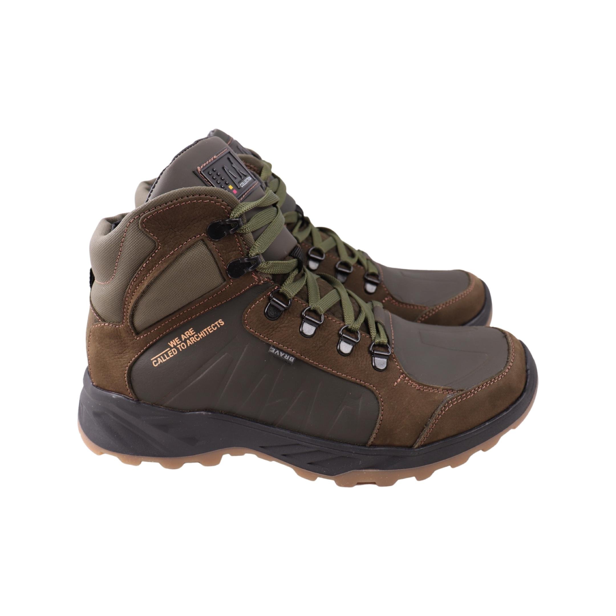 Черевики чоловічі Brave натуральний нубук р. 43 Зелений (257-24ZHS)