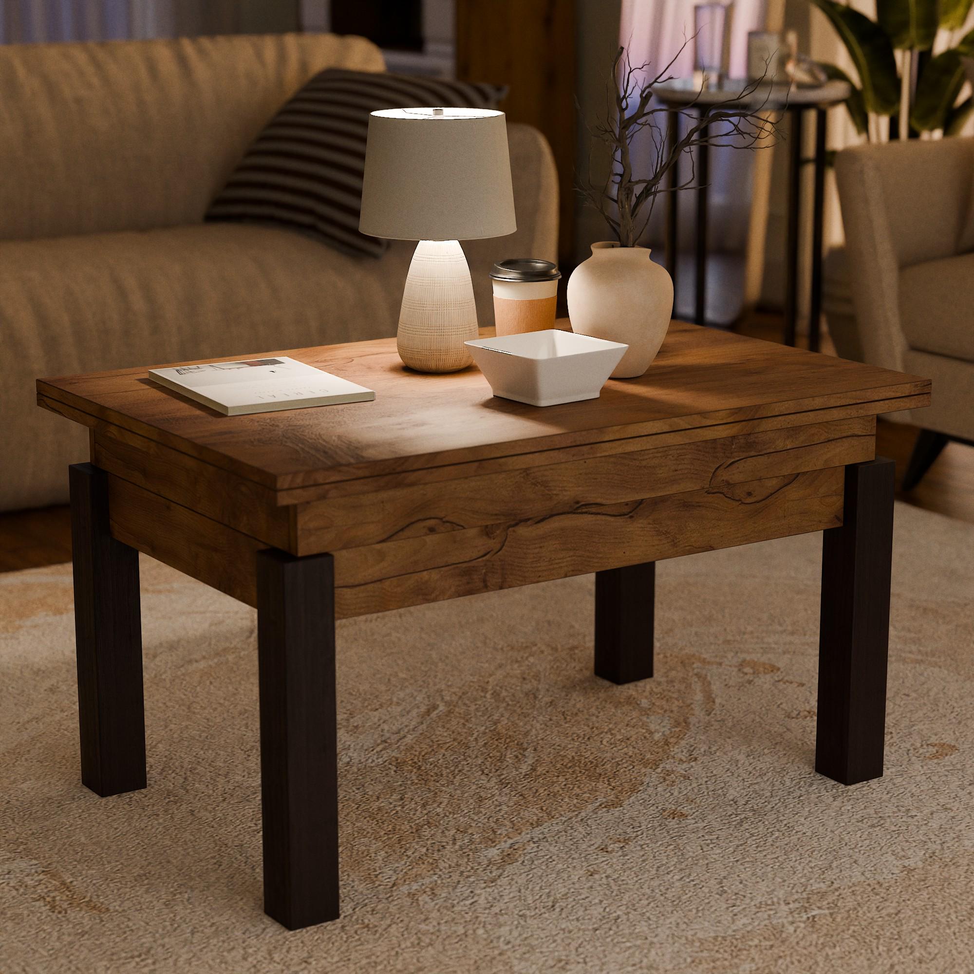 ᐉ Стіл-трансформер БАТТЕРФЛАЙ Таксус/Венге (960238) • Краща ціна