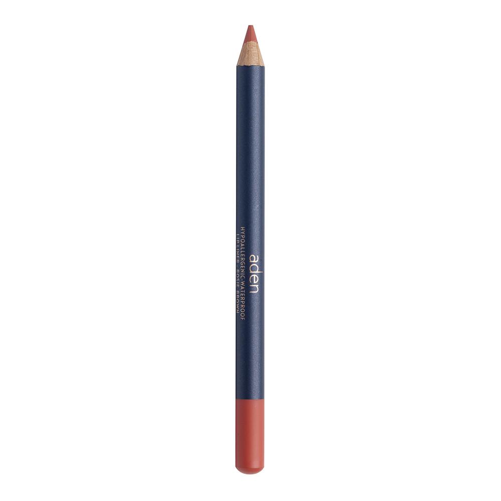 Олівець для контуру губ Aden Cosmetics Lipliner Pencil №41 Rosie Brown (5999522670417) - фото 1