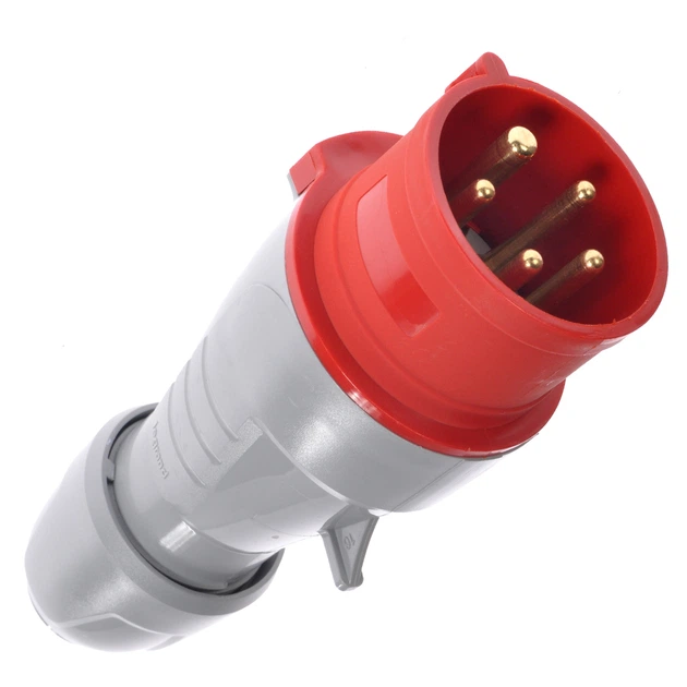 Силова вилка Legrand Tempra Pro 555129 16A 380В 5 полюсів (LG555129)