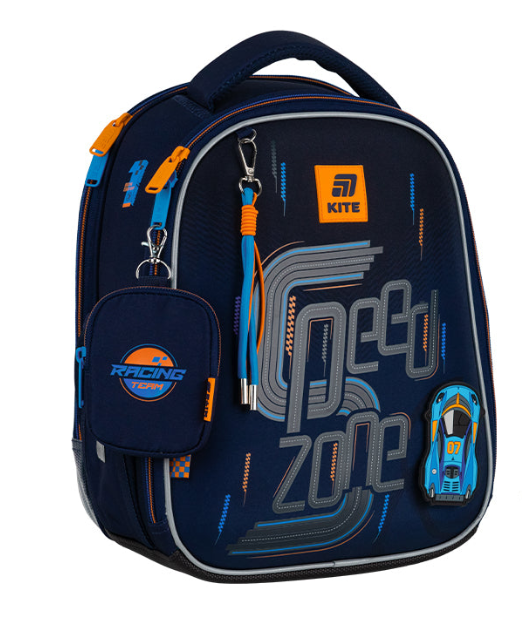 Школьный рюкзак каркасный KITE Education Speed Zone K25-555S-3 (4063276197993)