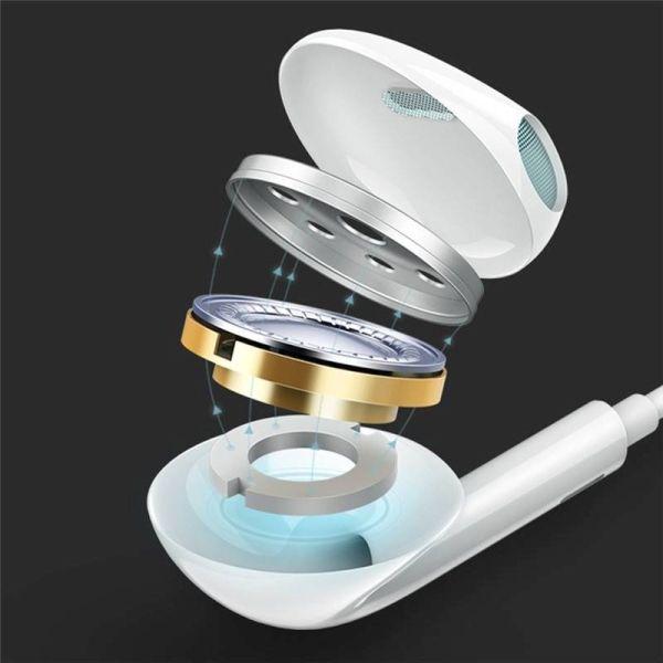 Навушники з мікрофоном Usams EP-24 Lightning White (HSEP2401) - фото 4