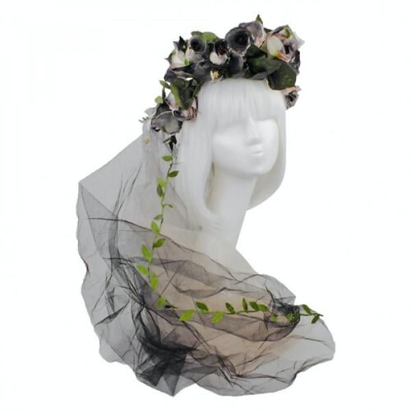 Декор на Хэллоуин Seta Венок (19-1001BLK)