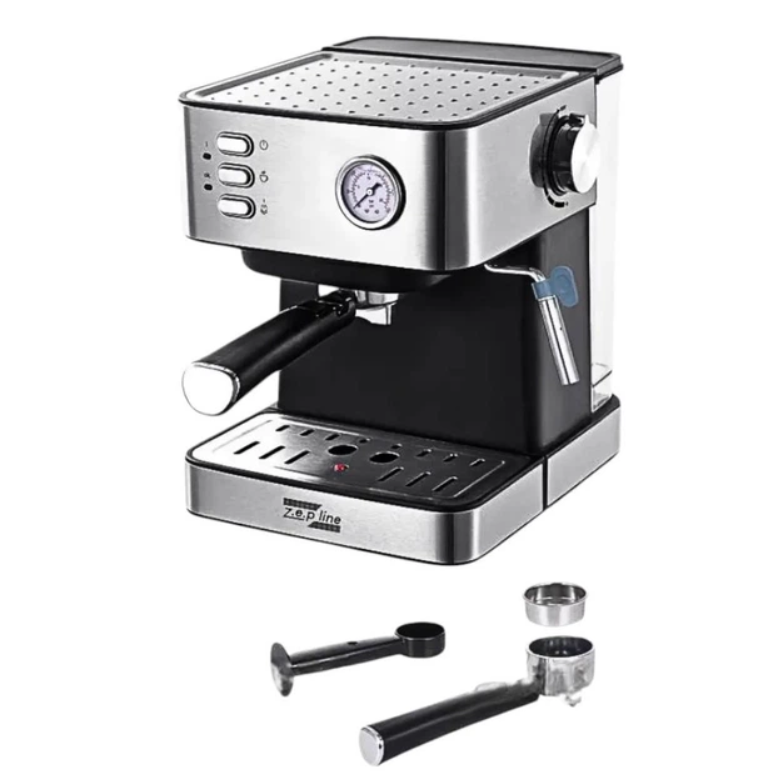 Кофеварка ZepLine ZP-6861 2500 Вт с капучинатором Серый (31217785)