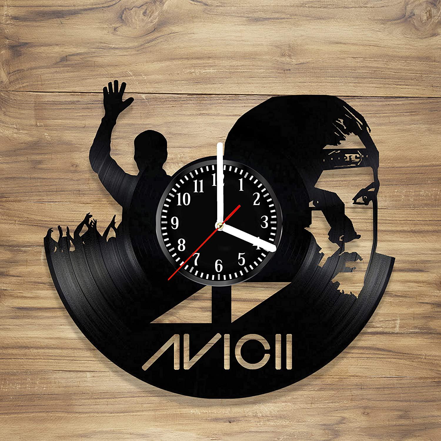Часы настенные Avicii 2963 из виниловой пластинки