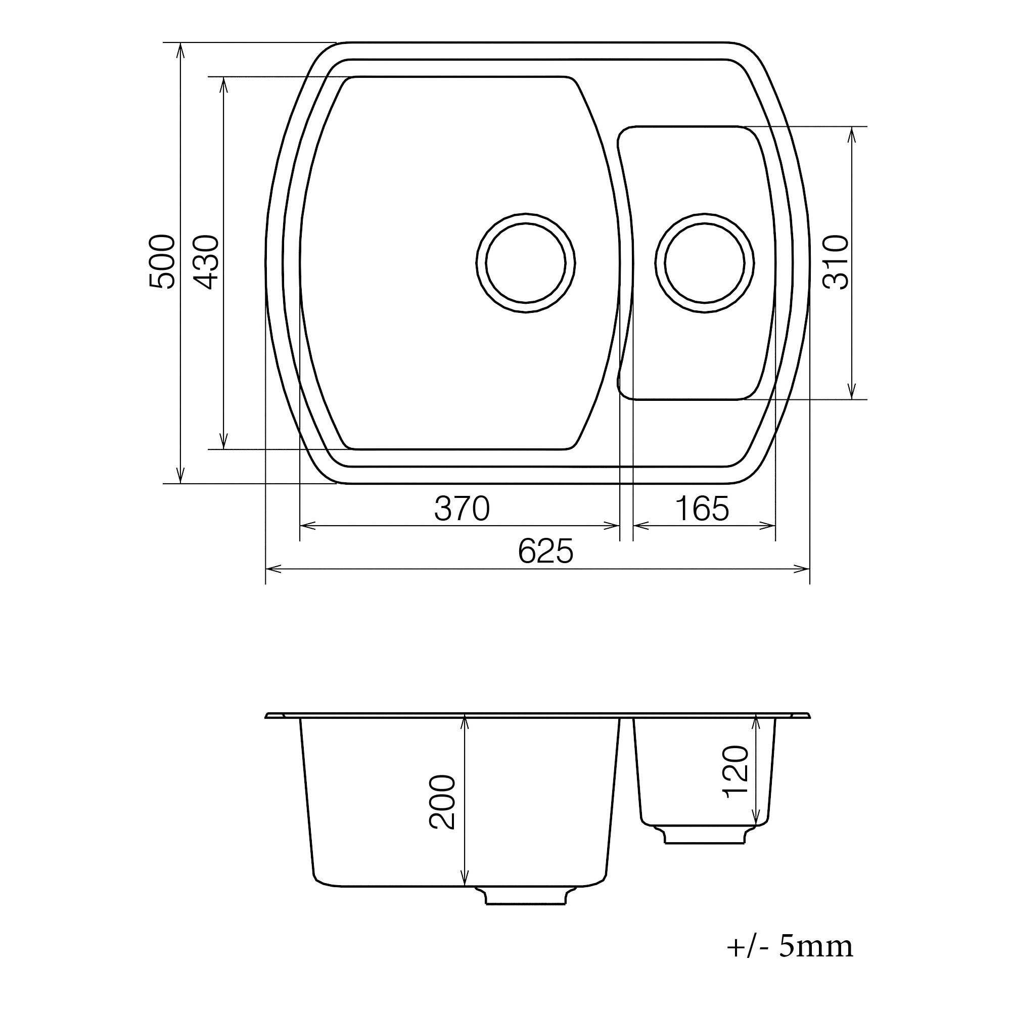 Мийка для кухні Vankor Norton Nmp 03.63 Gray з сифоном Vankor (351636) - фото 6