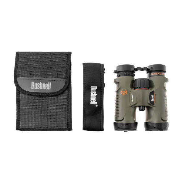 Бинокль военный Bushnell Trophy 10x42 Оливковый (334210) - фото 2 Бинокль военный Bushnell Trophy 10x42 Оливковый (334210) - фото 2