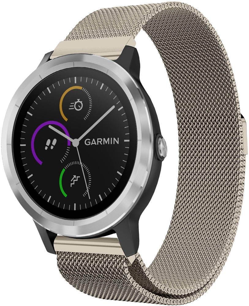 Ремешок Миланская петля Milano Garmin Vivoactive 3 Retro Gold (19221)
