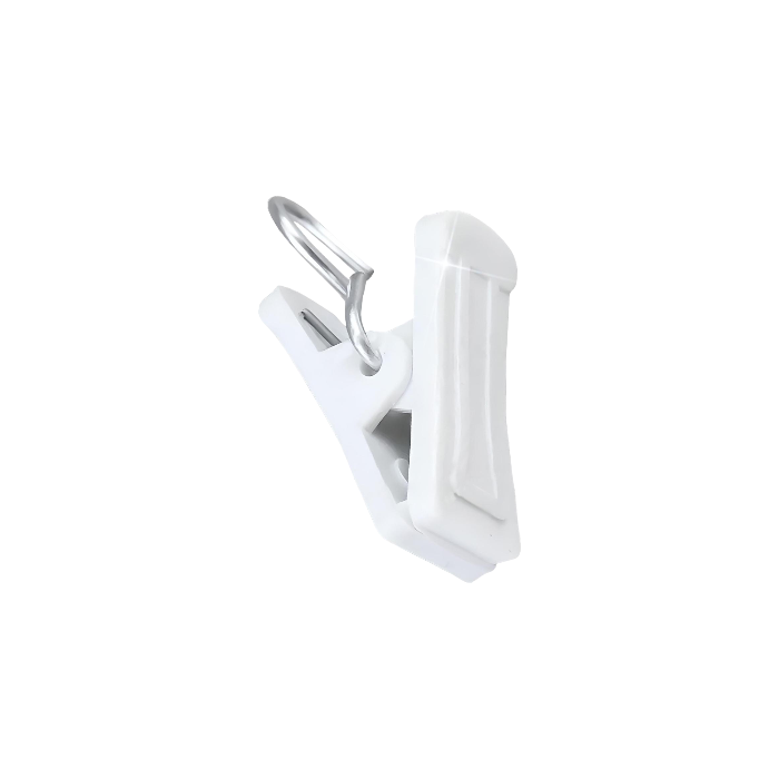 Зажимы для штор BRS пластиковые Белый 100 шт. (393024402)