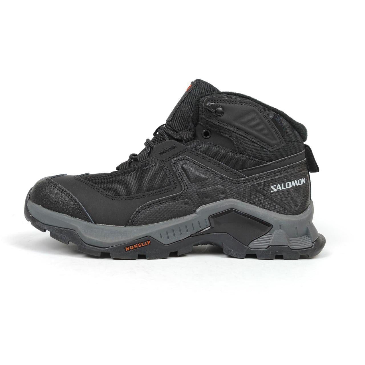 Ботинки термо мужские зимние аналог Salomon Quest Element Cordura р. 42 27,5 см Black/Grey (36960451)