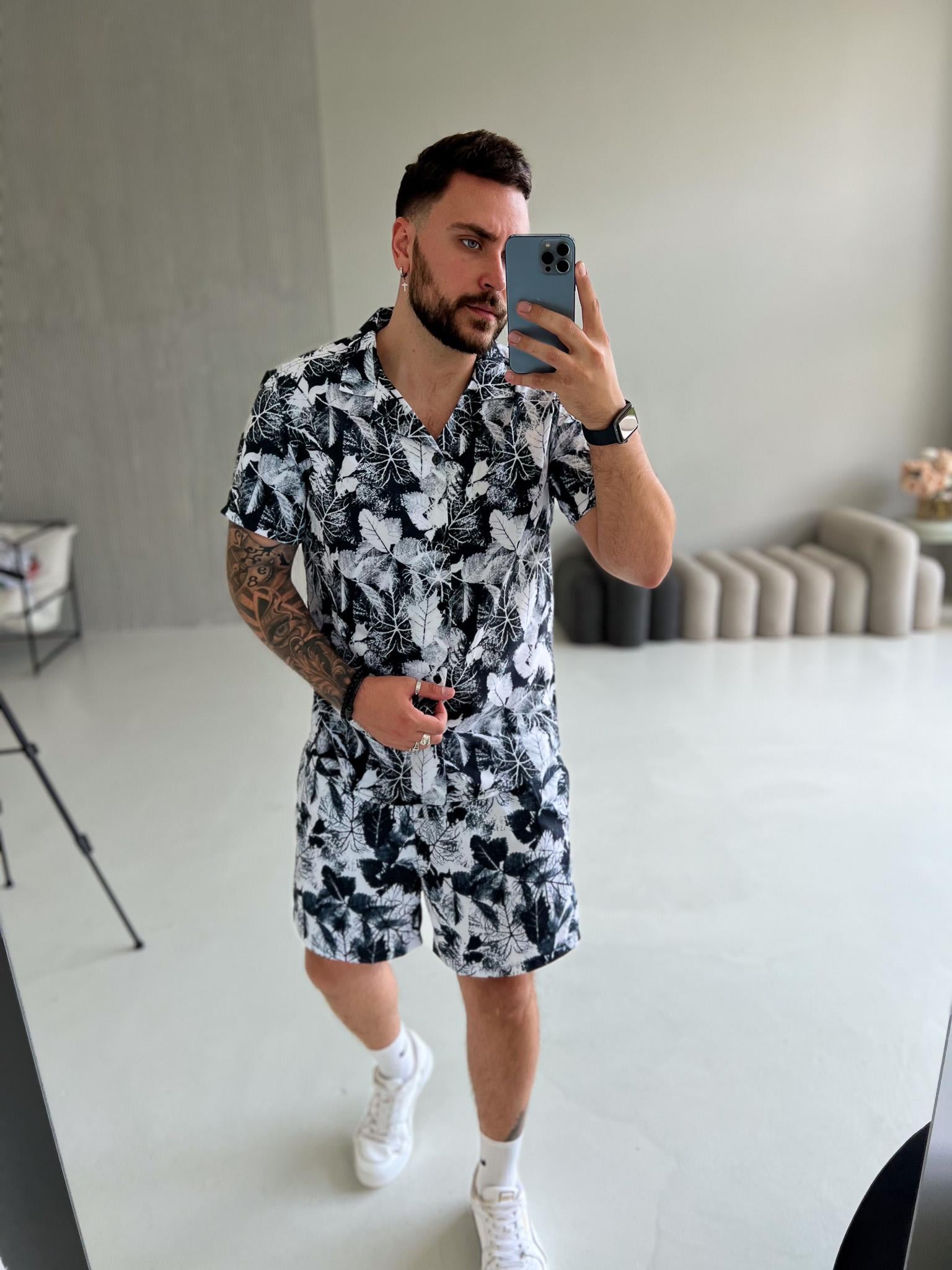 Пляжний костюм чоловічий 55-006 XL Білий