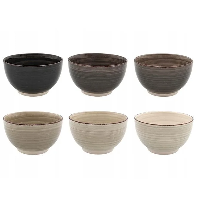 Набор мисок керамических Flora Loft микс 0,7 л (45232)