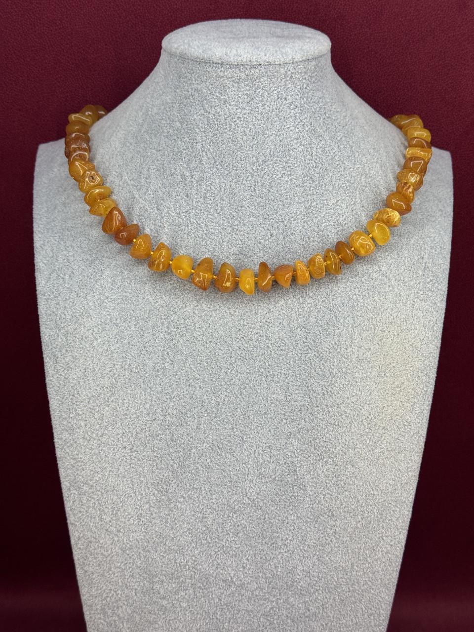 Бусы из янтаря лечебные 48 см (н-791)