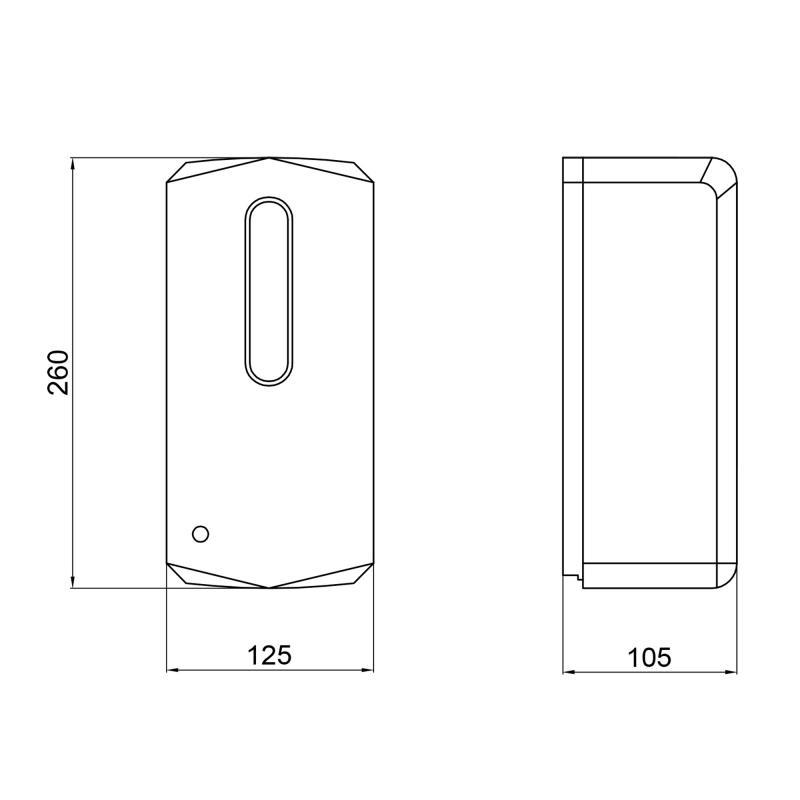 Дезинфектор Q-tap Zdraví 6V бесконтактный QT170WH42923 White - фото 6