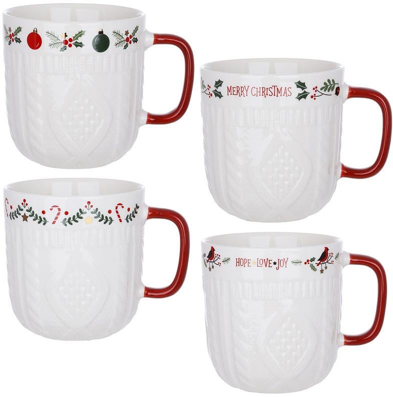 Кружка різдвяна порцелянова Happy Holidays 345 мл - фото 2