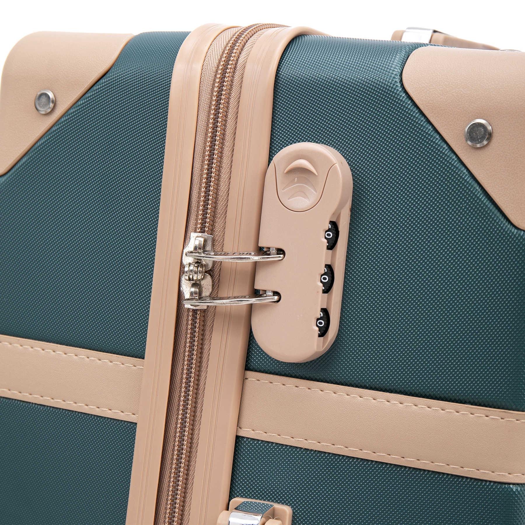 Чемодан SEMI LINE 20" S Green/Navy (T5838-2) - фото 7 Чемодан SEMI LINE 20" S Green/Navy (T5838-2) - фото 7